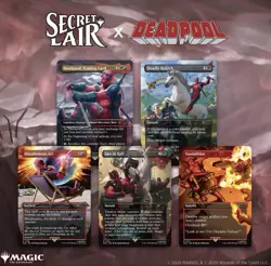 Magic the Gathering (MTG) Secret Lair x Marvel's Deadpool (Non-Foil) - Image 1