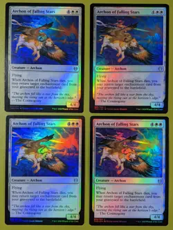 FOIL Archon of Falling Stars x4 Theros: Beyond Death 4x Magic the Gathering MTG - Image 1