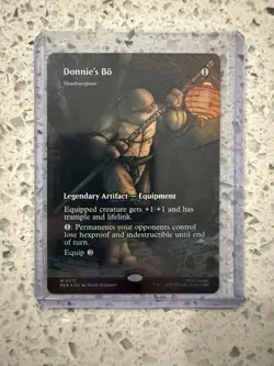 Donnie's Bo (Borderless) #17 Teenage Mutant Ninja Turtles Eternal-Legal Foil - Image 1