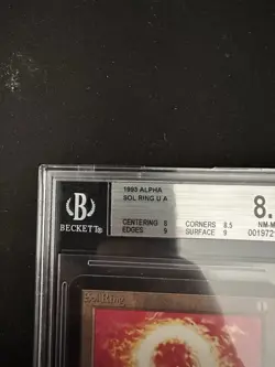 Alpha Sol Ring 8.5 BGS [8|9|8.5|9] - Magic the Gathering MtG - Image 5