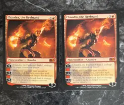 2x Chandra, the Firebrand English Magic M13 MTG- LP - Image 1