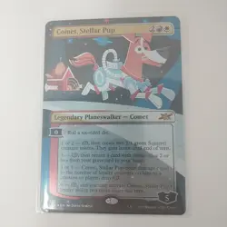 Comet, Stellar Pup (Borderless) (Galaxy Foil) - Unfinity (UNF) - Image 1