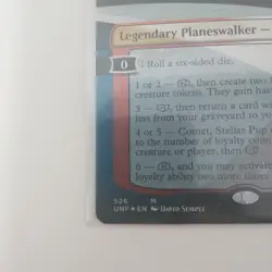 Comet, Stellar Pup (Borderless) (Galaxy Foil) - Unfinity (UNF) - Image 2