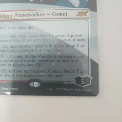 Comet, Stellar Pup (Borderless) (Galaxy Foil) - Unfinity (UNF) - Image 3