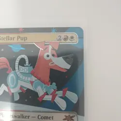 Comet, Stellar Pup (Borderless) (Galaxy Foil) - Unfinity (UNF) - Image 4