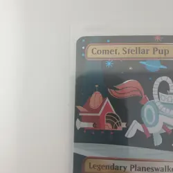 Comet, Stellar Pup (Borderless) (Galaxy Foil) - Unfinity (UNF) - Image 5