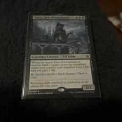 Ayara, First of Locthwain MTG Throne of Eldraine Rare Black Creature NM x1 - Image 2