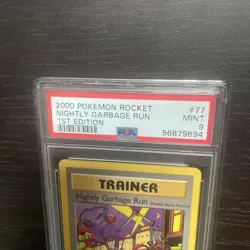 2000 Pokemon 1st Edition Team Rocket # 77 Nightly Garbage Run PSA 9 Card MINT! - Image 4