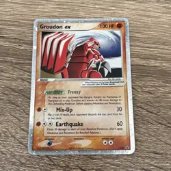 Pokemon Groudon EX 038 Black Star Promo - Image 1
