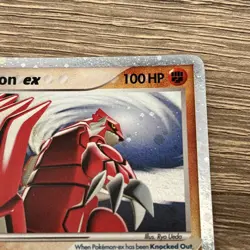 Pokemon Groudon EX 038 Black Star Promo - Image 3