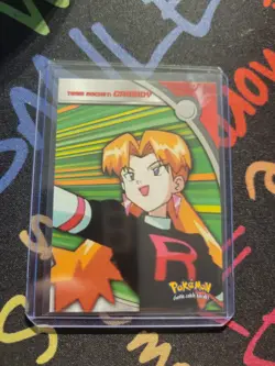 2000 Topps Pokemon Card Team Rocket Cassidy TV Animation Edition- Vintage - Image 2