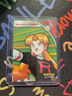 2000 Topps Pokemon Card Team Rocket Cassidy TV Animation Edition- Vintage - Image 3