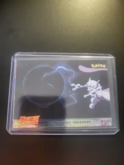 1999 Topps Psychic Showdown Pokemon Mewtwo Strikes Back #33 Foil - Image 3