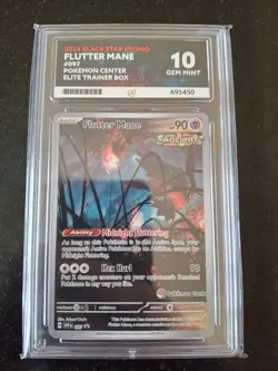 Flutter Mane 097 - Pokemon Center - Black Star Promo - Ace 10 - Gem Mint - Image 1