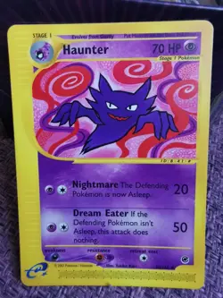 Pokemon Haunter 80/165 Uncommon Expedition Card Vintage NM WOTC - Image 1