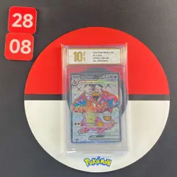 2025 Pokemon TCG S-Chinese Charizard ex CSV5C-145/129 SR Grade10 - Image 1