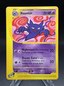 💨 Pokemon TCG – Gastly #109 & Haunter #80 Expedition Duo (2002) – MP/LP - Image 4