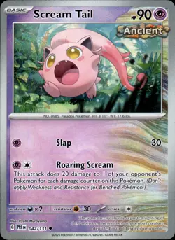 Scream Tail (Poke Ball) 042/131 - Pokemon Prismatic Evolutions NM - Image 1