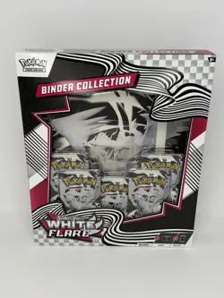 Pokemon TCG Scarlet & Violet 10.5 White Flare Binder Collection Box Brand New - Image 1