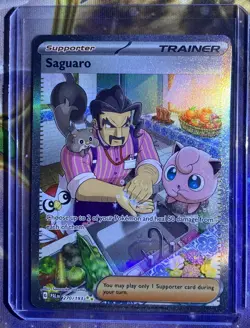 Pokemon TCG Saguaro Scarlet & Violet - Paldea Evolved 270/193 Holo Special... - Image 1