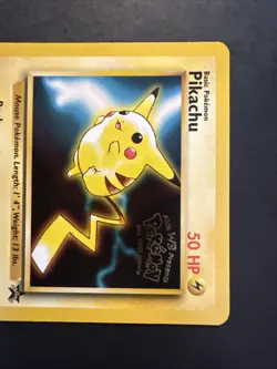 Pikachu Black Star Promo No.4 Kids WB Presents POKEMON The First Movie! - Image 3