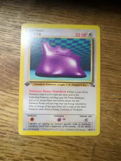 Ditto - Pokemon - Fossil - LP - Image 1