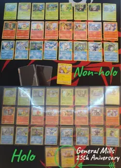 2021 McDonald's 25th Pokemon COMPLETE SET: 25 Holo & 25 Non-Holo + BONUS - Image 1