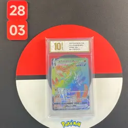 Pokemon TCG Chinese Rapid Strike Urshifu VMAX CS3bC 164/122 HR Grade10 - Image 1