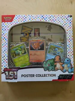 Pokemon TCG Scarlet & Violet - 151 Poster Collection Box 820650853166 - Image 1