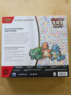 Pokemon TCG Scarlet & Violet - 151 Poster Collection Box 820650853166 - Image 2