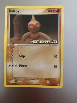 Baltoy 43/106 Common Reverse Holo Near Mint Ex Emerald - Image 1