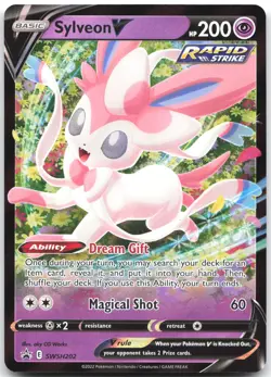 Sylveon V SWSH202 Holo Promo Sword & Shield Promo Pokemon Near Mint - Image 1