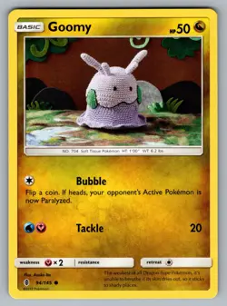 Goomy Common SM - Guardians Rising 94/145 Pokemon NM - Image 1