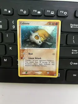 Pokemon TCG Cubone 60/112 EX FireRed & LeafGreen Holo - Image 2