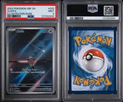Pokemon TCG Obsidian Flames Cleffa #202 Illustration Rare 2023 Mint PSA 9 - Image 3