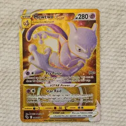 Pokemon Mewtwo VSTAR 086/078 S12a Secret Rare Holo 280 HP 90×/120 English - Image 1