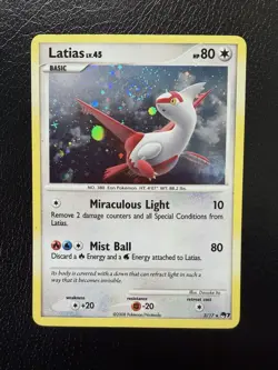Pokemon TCG Latias 003/017 POP Series 7 Holo With Swirl🌀 MP - Image 2