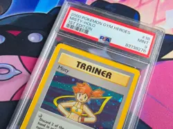 Misty - Pokemon Gym Heroes 1st Edition #18 - WOTC Holo Rare - PSA 9 Mint - Image 3