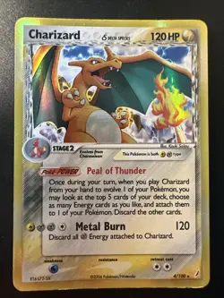 Charizard (Delta Species) - 4/100 - Pokemon Crystal Guardians Reverse Holo LP - Image 1