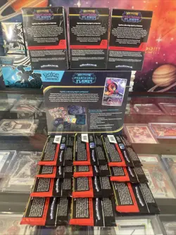 Pokemon 1 Phantasmal Flames ETB+ 3 Booster Bundles+ 11 Phantasmal Flames Packs!! - Image 4