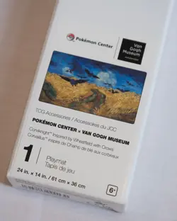 Pokemon Center x Van Gogh Inspired Paintings Corviknight Wheatfield Playmat - Image 1