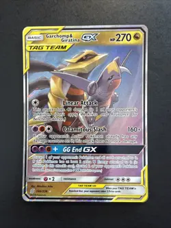 Garchomp and Giratina GX 146/236 Unified Minds Tag Team Pokemon - Image 1