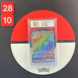 2024 Pokemon TCG S-Chinese Sword &Shield Garbodor VMAX CS4.5C 080 Grade10 - Image 1
