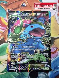 Venusaur EX XY123 XY Holo Full Art Black Star Promo Pokemon TCG - Image 1
