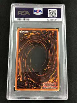 Yugioh 2002 Blue Eyes White Dragon BPT-003 PSA 8 Secret Rare! - Image 2