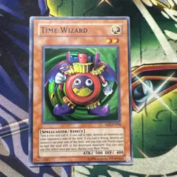 Yugioh! Time Wizard DB2-EN038 Super Rare VLP/NM Vintage - Image 1