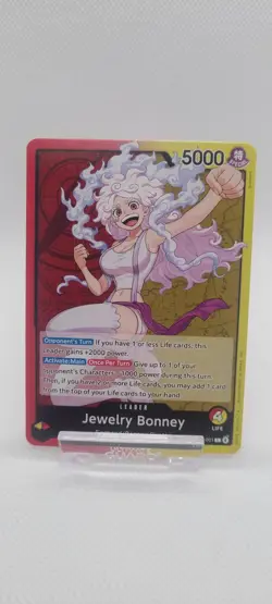 One Piece Jewelry Bonney Leader EB04-001 5000 Power Op15 CCG Card - Image 1