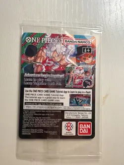 One Piece Monkey D. Luffy US Voyage College Basketball Promo Card Gonzaga SEALED - Image 2