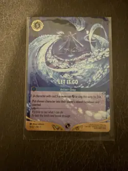 Disney Lorcana Let It Go DLC NON FOIL Promo - Image 1