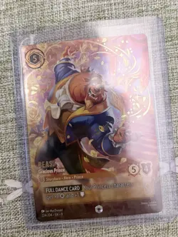 Beauty and the Beast Beast-Gracious Prince 224/204 Foil Disney Lorcana - Image 1